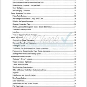 SkilCheck Training & Procedures Manual Table of Contents